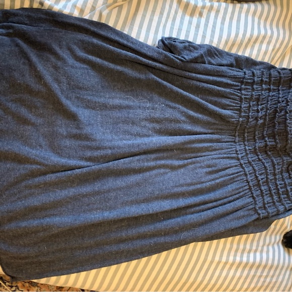 Navy blue Max Studio casual mini dress/beach cover up - Picture 3 of 3